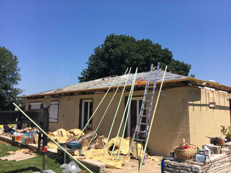 Extérieur pendant travaux Extérieur pendant travaux